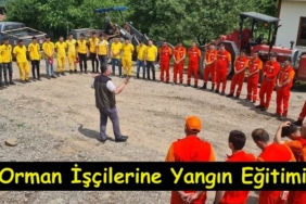 Orman İşçilerine Yangın Eğitimi