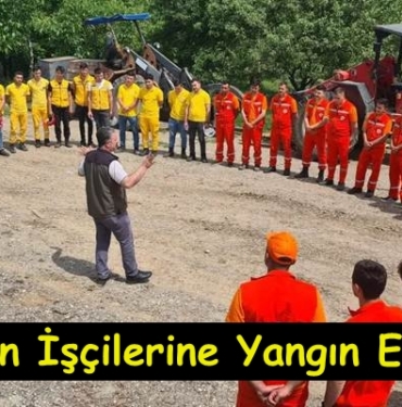 Orman İşçilerine Yangın Eğitimi