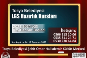 Tosya Belediyesi LGS Hazırlık Kurs Kayıtları Başladı