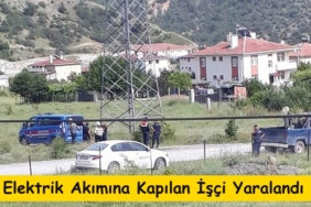 Yüksek Gerilim Hattında Akıma Kapılan İşçi Yaralandı