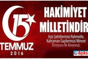 15 Temmuz Milli Birlik ve Demokrasi Günü