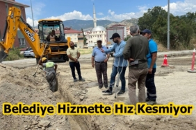Belediye Hizmette Hız Kesmiyor