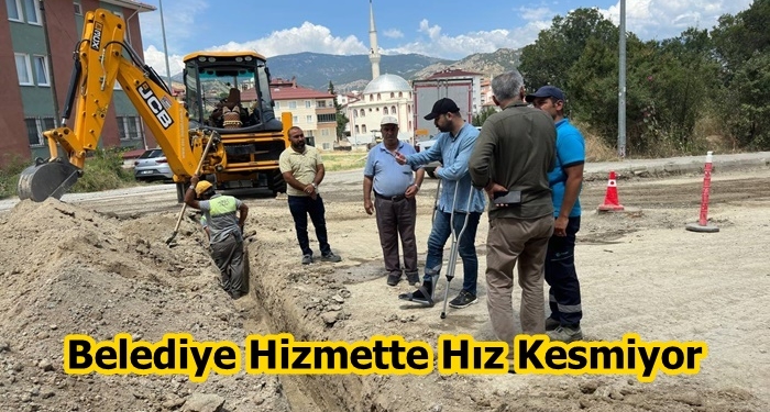 Belediye Hizmette Hız Kesmiyor