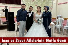 İnan ve Savur Ailelerinin Mutlu Günü