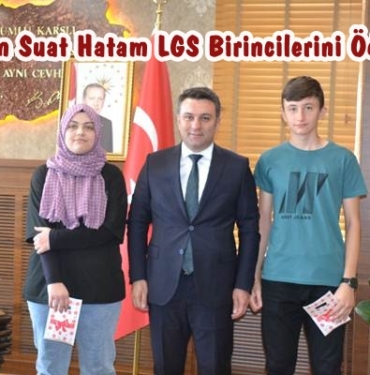 Kaymakam Suat Hatam LGS Birincilerini Ödüllendirdi