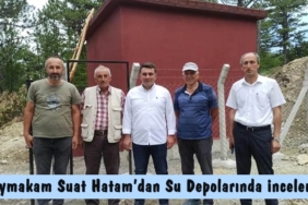 Kaymakam Suat Hatam’dan Su Depolarında inceleme