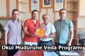 Okul Müdürüne Veda Programı
