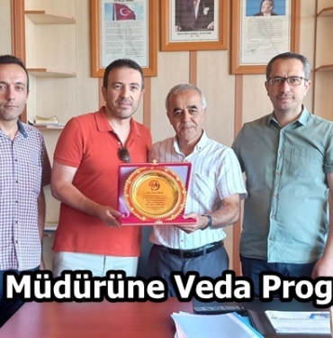 Okul Müdürüne Veda Programı