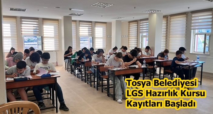 Tosya Belediyesi LGS Hazırlık Kursu Kayıtları Başladı