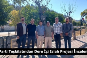 Ak Parti Teşkilatından Dere İçi Islah Projesi İncelemesi