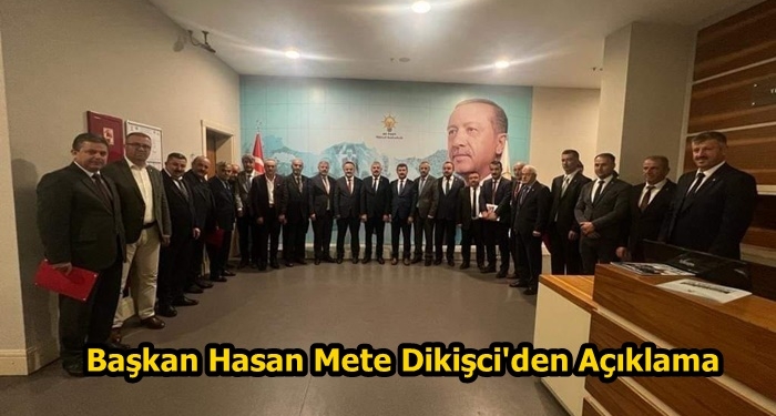 Başkan Hasan Mete Dikişci’den 2’nci Dönem Açıklaması