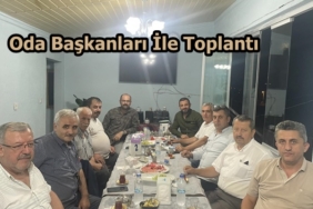 Başkan Volkan Kavaklıgil Oda Başkanları İle İstişare Toplantısı Yaptı