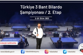 Mehmet Akif Bayık 3 Bant Bilardo Şampiyonasında