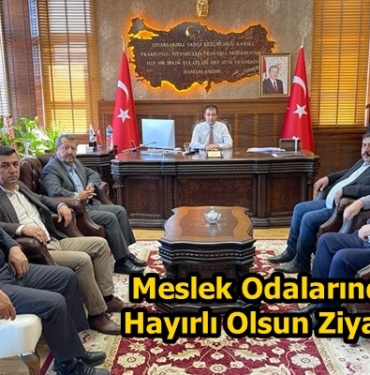 Meslek Odalarından Kaymakam Uğur Ünsal’a Hayırlı Olsun Ziyareti