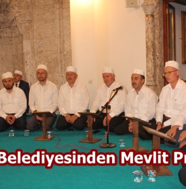Tosya Belediyesinden Mevlit Programı