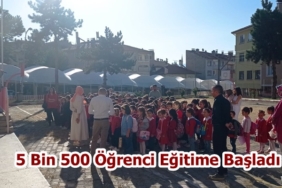 Tosya’da 5 Bin 500 Öğrenci Eğitim Öğretime Başladı