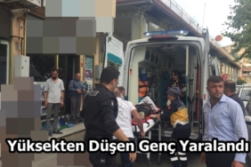 Yüksekten Düşen Genç Yaralandı