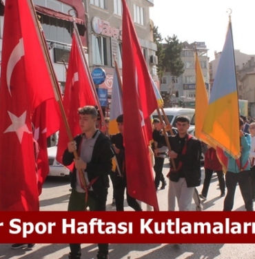 Amatör Spor Haftası Kutlamaları Başladı