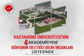 Kastamonu Üniversitesi’nden 4 Akademisyen Dünyanın En Etkili Bilim İnsanları Listesinde