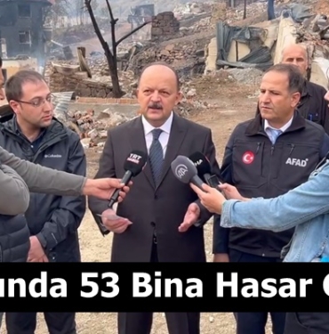 Kastamonu Valisi Meftun Dallı: Yangında 53 Bina Hasar Gördü