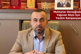 Muhtarlar Derneğinden Yağcılar Köyü İçin Yardım Kampanyası