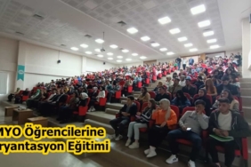 Tosya Gençlik Spor Müdürlüğünden MYO Öğrencilerine Oryantasyon Eğitimi
