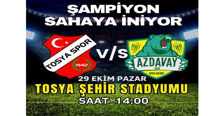 Tosyaspor Pazar Günü İlk Maçına Çıkıyor