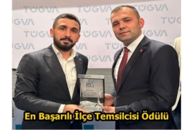 TÜGVA’dan Engin Tokatlı’ya En Başarılı İlçe Temsilcisi Ödülü