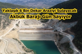 Yaklaşık 6 Bin Dekar Araziyi Sulayacak Akbük Barajı Gün Sayıyor