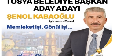 Ak Parti Tosya Belediye Başkan Aday Adayı Şenol Kabaoğlu,