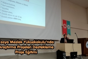 Tosya Meslek Yüksekokulu’nda Araştırma Projeleri Destekleme Proje Eğitimi