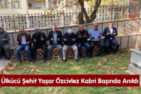 Ülkücü Şehit Yaşar Özcivlez Kabri Başında Anıldı