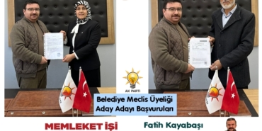 Ak Parti’de Belediye Meclis Üyeliği Aday Adayı Başvuruları