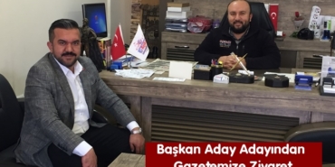 Belediye Başkan Aday Adayı Fatih Kayabaşı’ndan Gazetemize Ziyaret