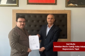 Sait Mutlu Belediye Meclis Üyeliği Aday Adaylığı Başvurusunu Yaptı