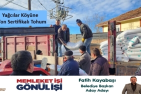 Yağcılar Köyüne 8 Ton Sertifikalı Tohum
