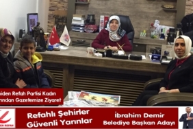 Yeniden Refah Partisi Kadın Kollarından Gazetemize Ziyaret