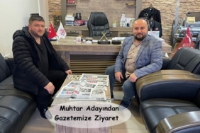 Mimar Sinan Mahallesi Muhtar Adayından Gazetemize Ziyaret