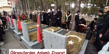 Şehit Mustafa Kaymakçı Anadolu Lisesi Öğrencilerinden Anlamlı Ziyaret