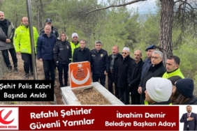 Şehit Polis Kabri Başında Anıldı