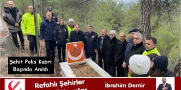 Şehit Polis Kabri Başında Anıldı