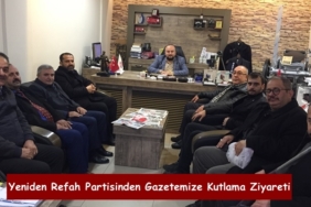 Yeniden Refah Partisi Belediye Başkan Adayı İbrahim Demir’den Gazetemize Kutlama Ziyareti
