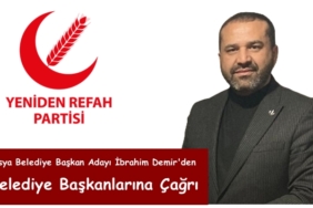 Yeniden Refah Partisi Tosya Belediye Başkan Adayı İbrahim Demir'den Belediye Başkanlarına Çağrı