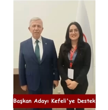 A.Büyükşehir Belediye Başkanı Mansur Yavaş’tan CHP Tosya Belediye Başkan Adayı Tuğçe Kefeli’ye Destek