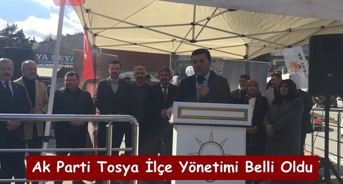 Ak Parti Tosya İlçe Yönetimi Belli Oldu