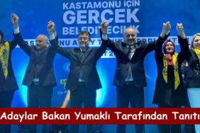Ak Parti’nin Adayı Kazım Şahin Bakan Yumaklı Tarafından Tanıtıldı