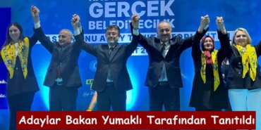 Ak Parti’nin Adayı Kazım Şahin Bakan Yumaklı Tarafından Tanıtıldı