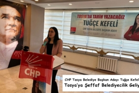 CHP Tosya Belediye Başkan Adayı Tuğçe Kefeli Tosya’ya Şeffaf Belediyecilik Geliyor