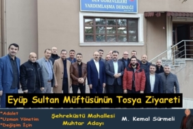 Eyüp Sultan Müftüsü Basri Bektaş’dan Din Görevlileri Derneğine Ziyaret