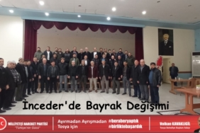İnceder’de Bayrak Değişimi